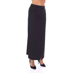 NEW BEATRICE .B women's tessuto twill long skirt in black